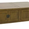 Table basse rectangle hévéa 125x75x46cm MAORI