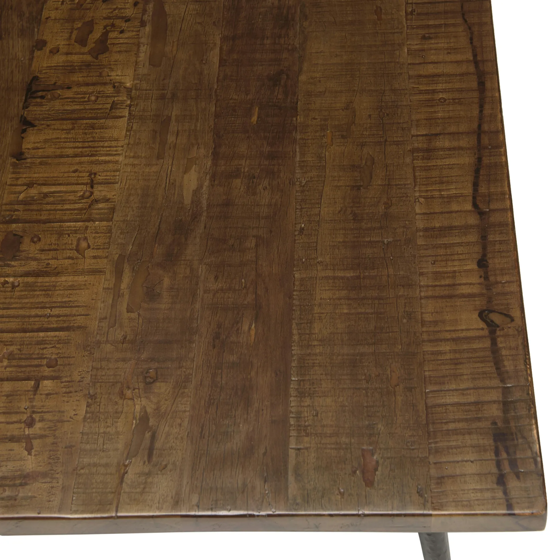 Table basse rectangulaire lames bois recyclé KORKAI