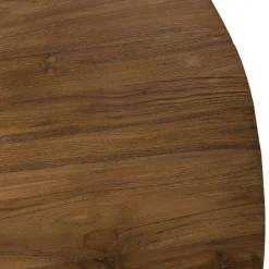 Table basse ronde bois de teck recyclé XL SWING