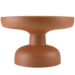 Table basse ronde 60cm en fer couleur marron mat ELORA