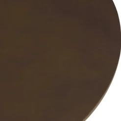 Table basse ronde en béton marron D52cm CALVI