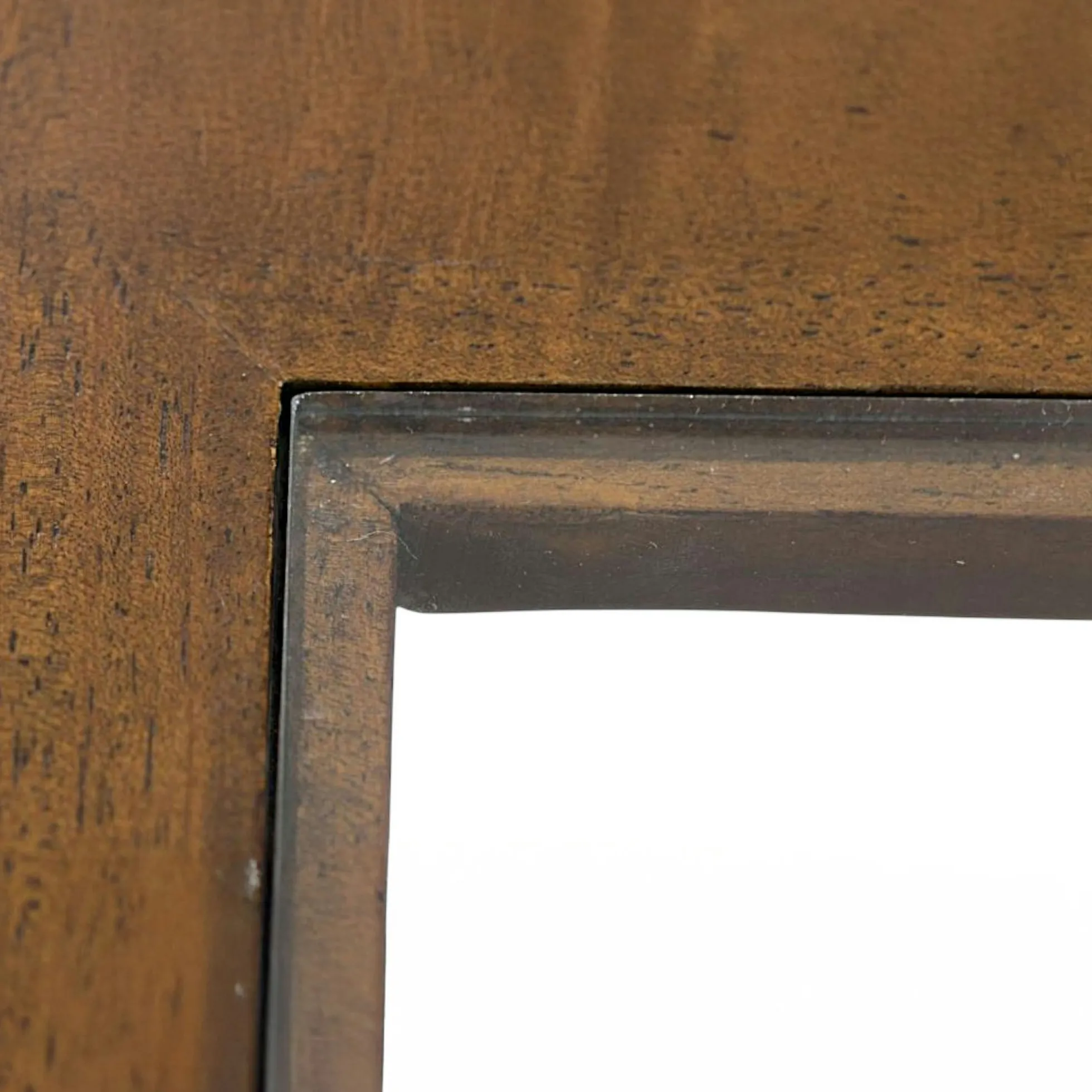 Table basse vitrée hévéa 100X50cm HELENA