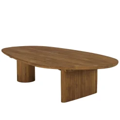 Table basse 140x75cm en bois de teck recyclé SWING