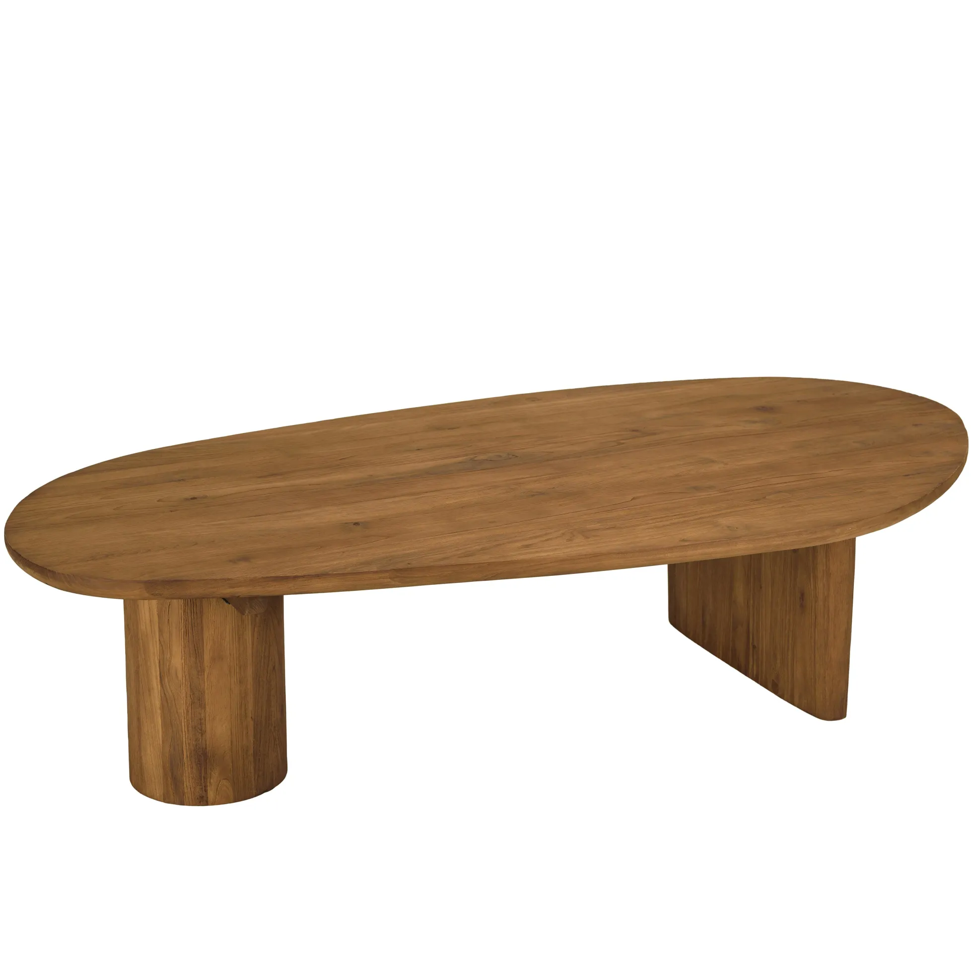 Table basse 140x75cm en bois de teck recyclé SWING