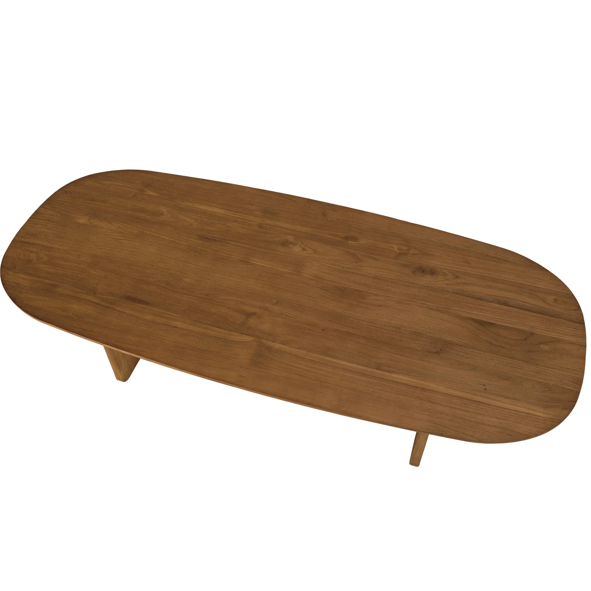 Table basse 140x60cm en bois de teck recyclé SWING