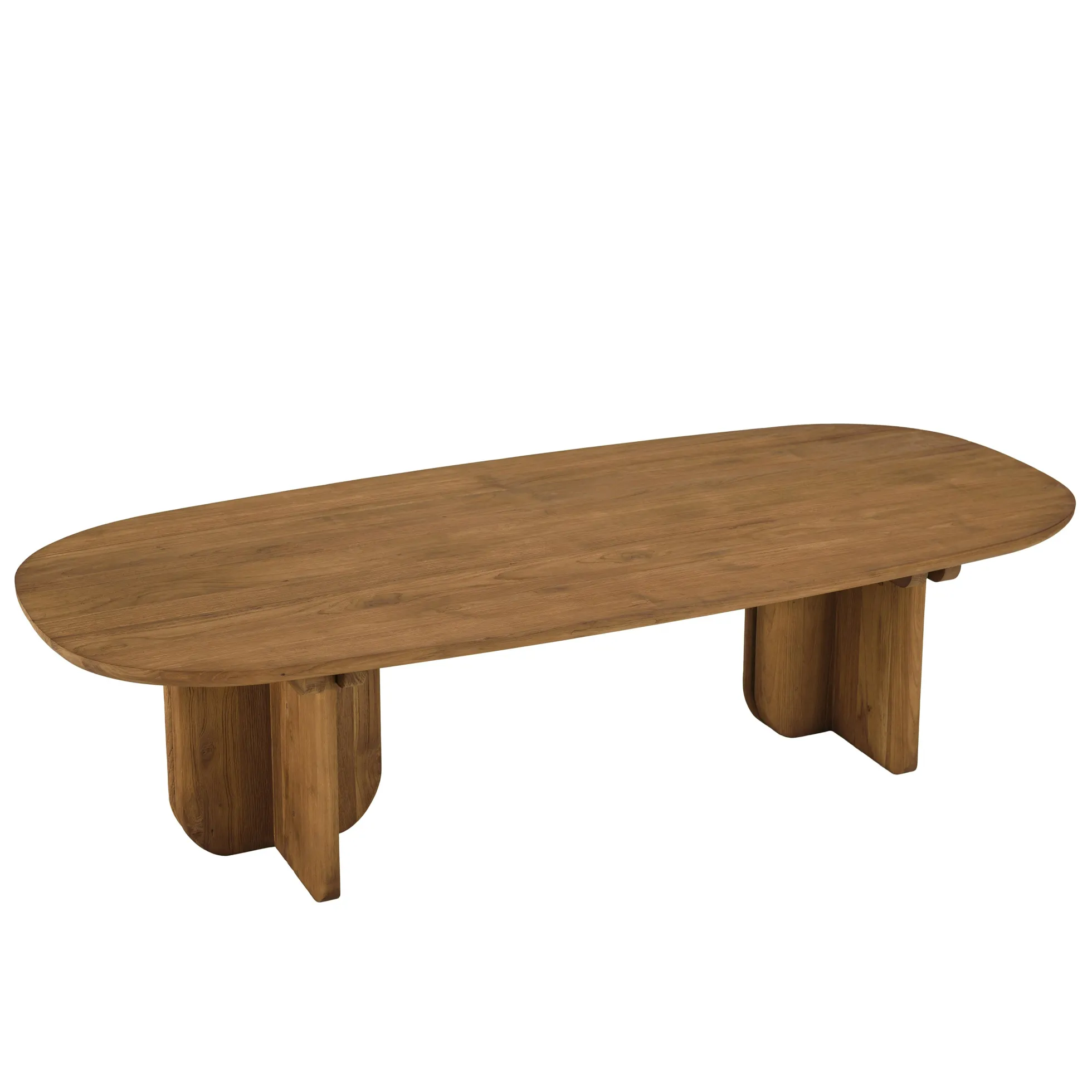 Table basse 140x60cm en bois de teck recyclé SWING