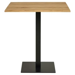 Table bistrot carrée en chêne clair 70 cm VARDE