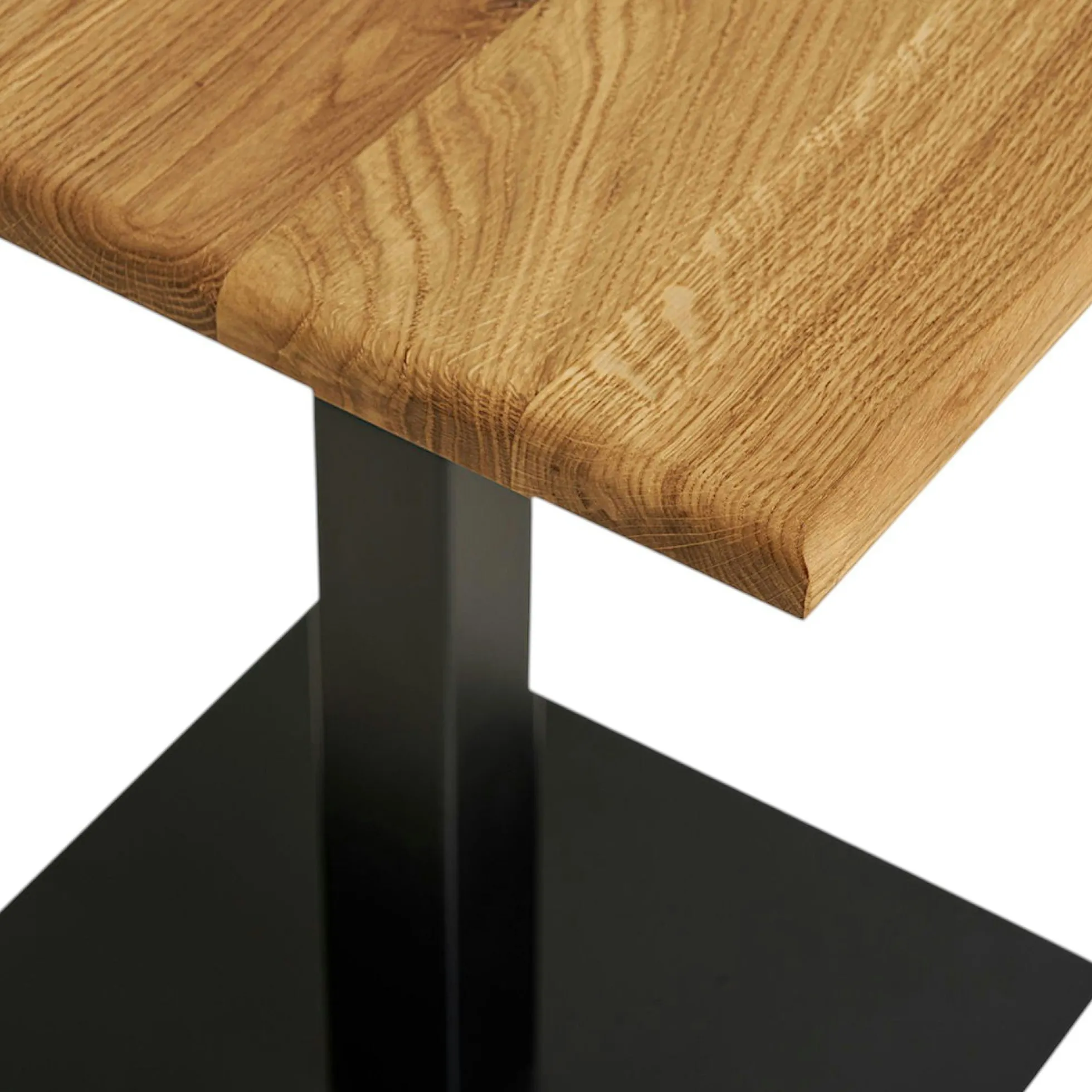 Table bistrot carrée en chêne clair 70 cm VARDE