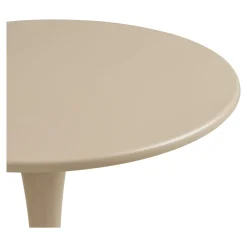 Table bistrot ronde en acier taupe ø60 cm RHODES