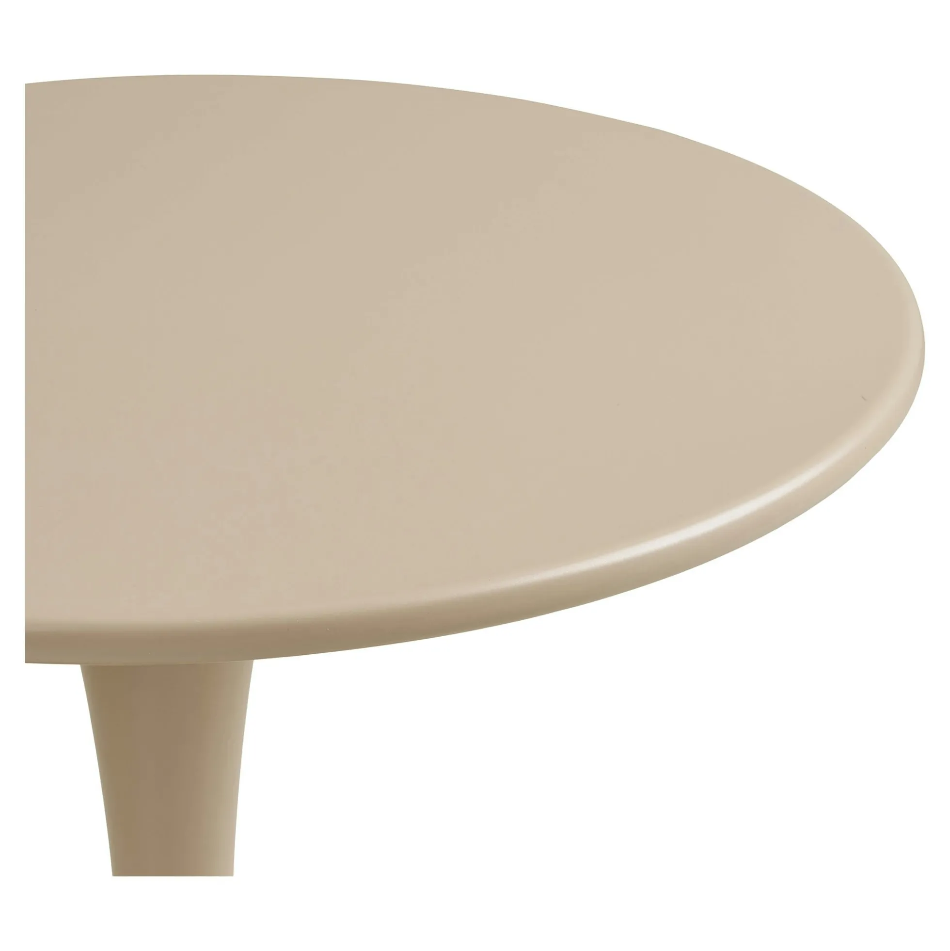 Table bistrot ronde en acier taupe ø60 cm RHODES