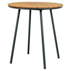 Table bistrot ronde en teck ø70 cm LAKEWOOD