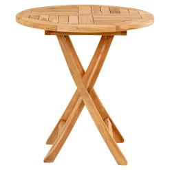 Table bistrot ronde en teck ø70 cm KUTA