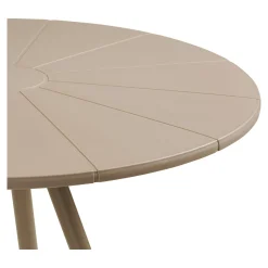 Table bistrot ronde intérieur/extérieur en polypropylène