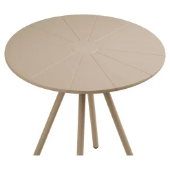 Table bistrot ronde intérieur/extérieur en polypropylène