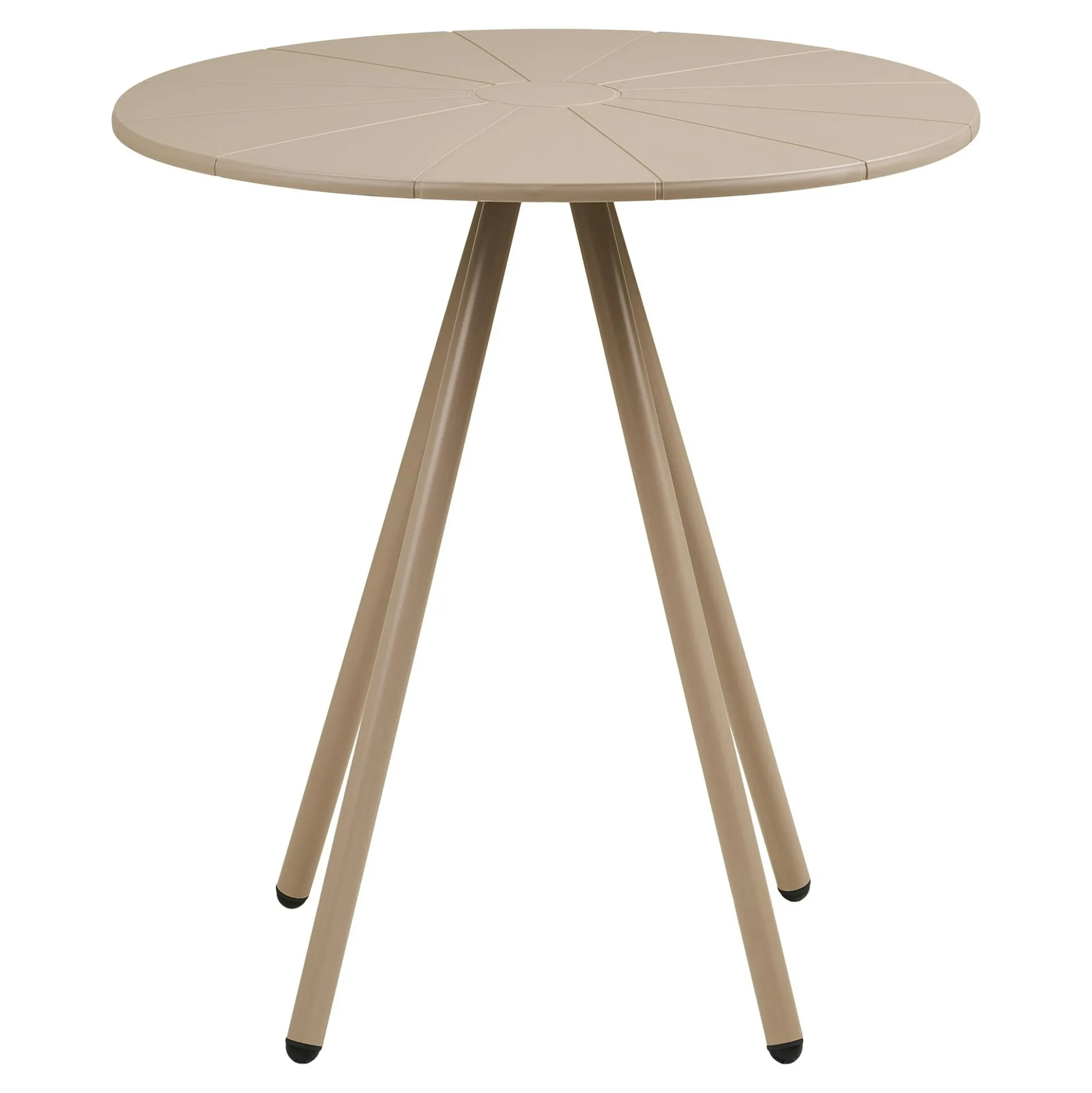 Table bistrot ronde intérieur/extérieur en polypropylène