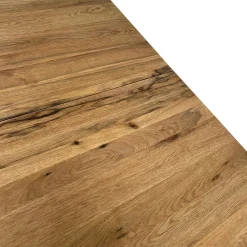 Table carrée extensible en chêne huilé 120 cm PALERME