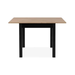 Table carrée extensible esprit bistrot 80-120 cm ALVA