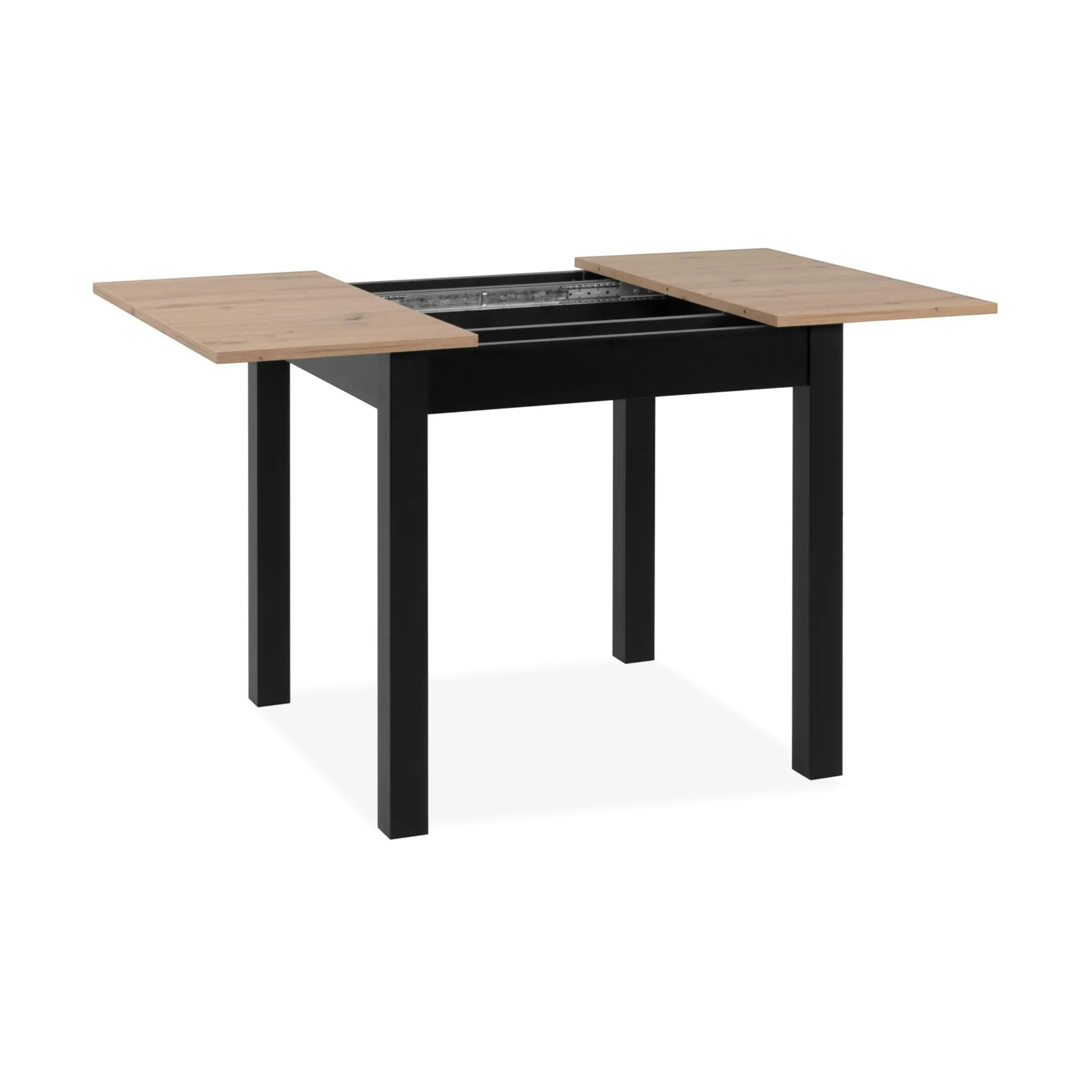 Table carrée extensible esprit bistrot 80-120 cm ALVA