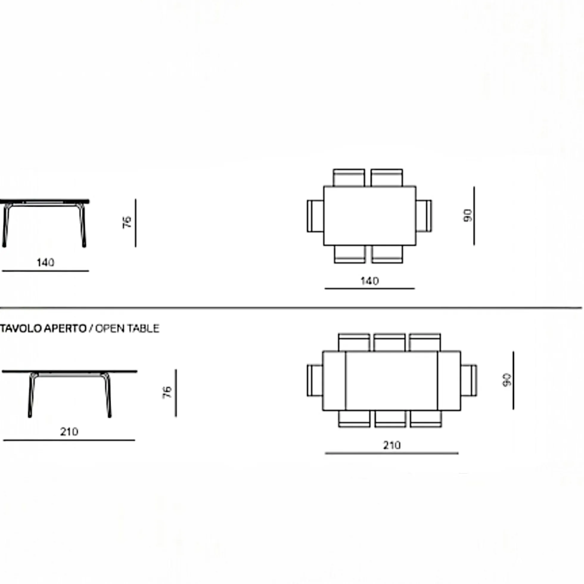 Table céramique décor travertin pieds bronze 140-180 cm LORA
