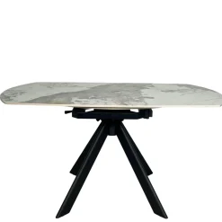 Table céramique extensible - pied central 150 cm LOMBARDIE