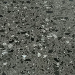 Table céramique extensible - terrazzo gris 120-180 cm VICO