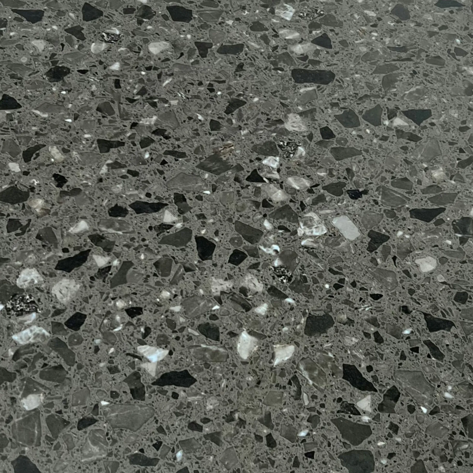 Table céramique extensible - terrazzo gris 120-180 cm VICO