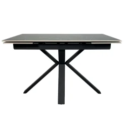 Table céramique extensible - terrazzo gris 120-180 cm VICO