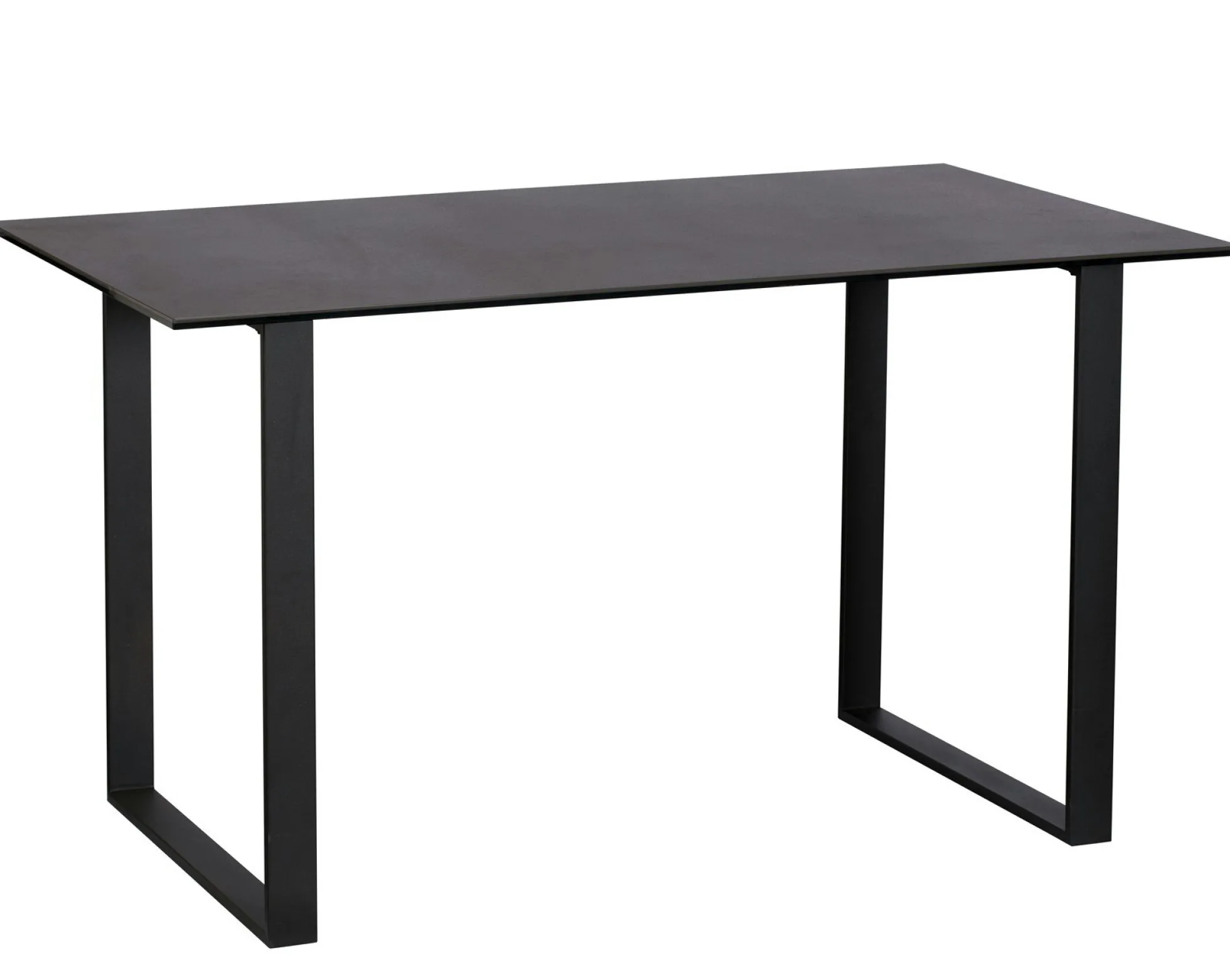 Table céramique gris foncé 135 cm TORONTO