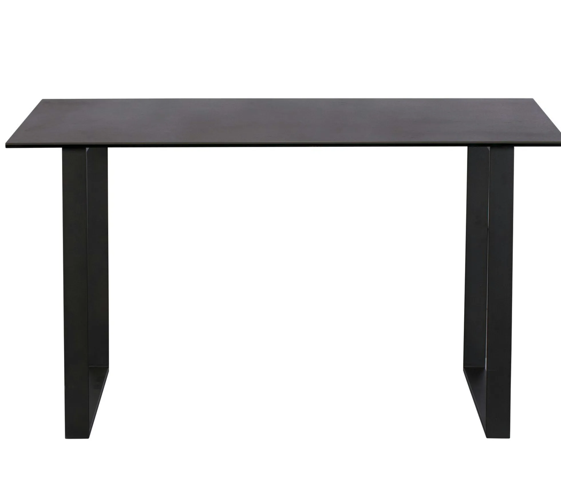 Table céramique gris foncé 135 cm TORONTO