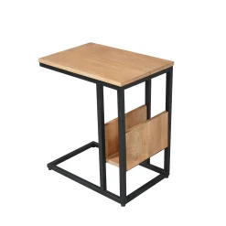 Table d'appoint bois pour ordinateur H. 53 cm ALMA