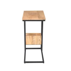 Table d'appoint bois pour ordinateur H. 53 cm ALMA