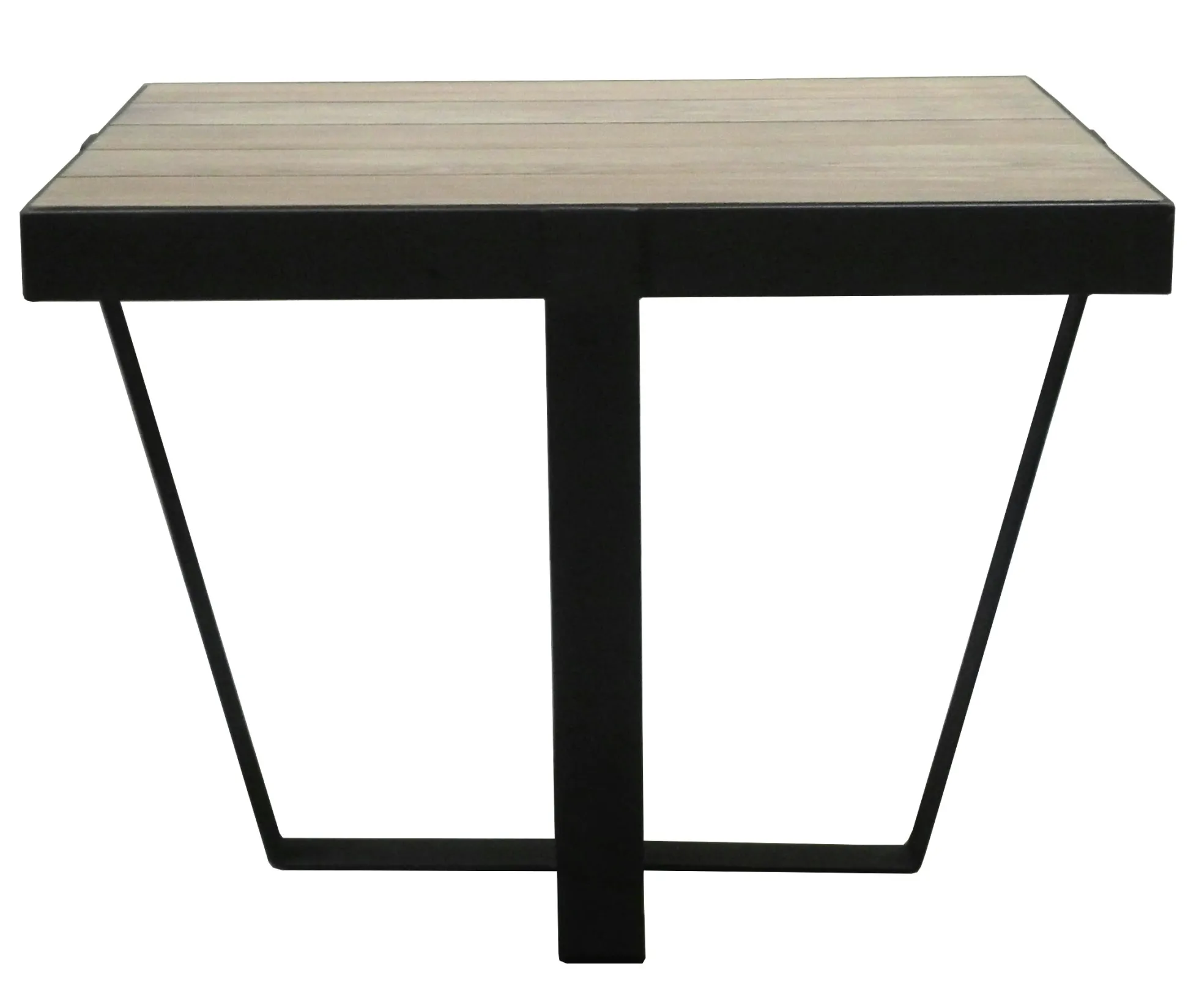 Table d'appoint Bout de Canapé chêne massif métal SOOMAA réf 30020861