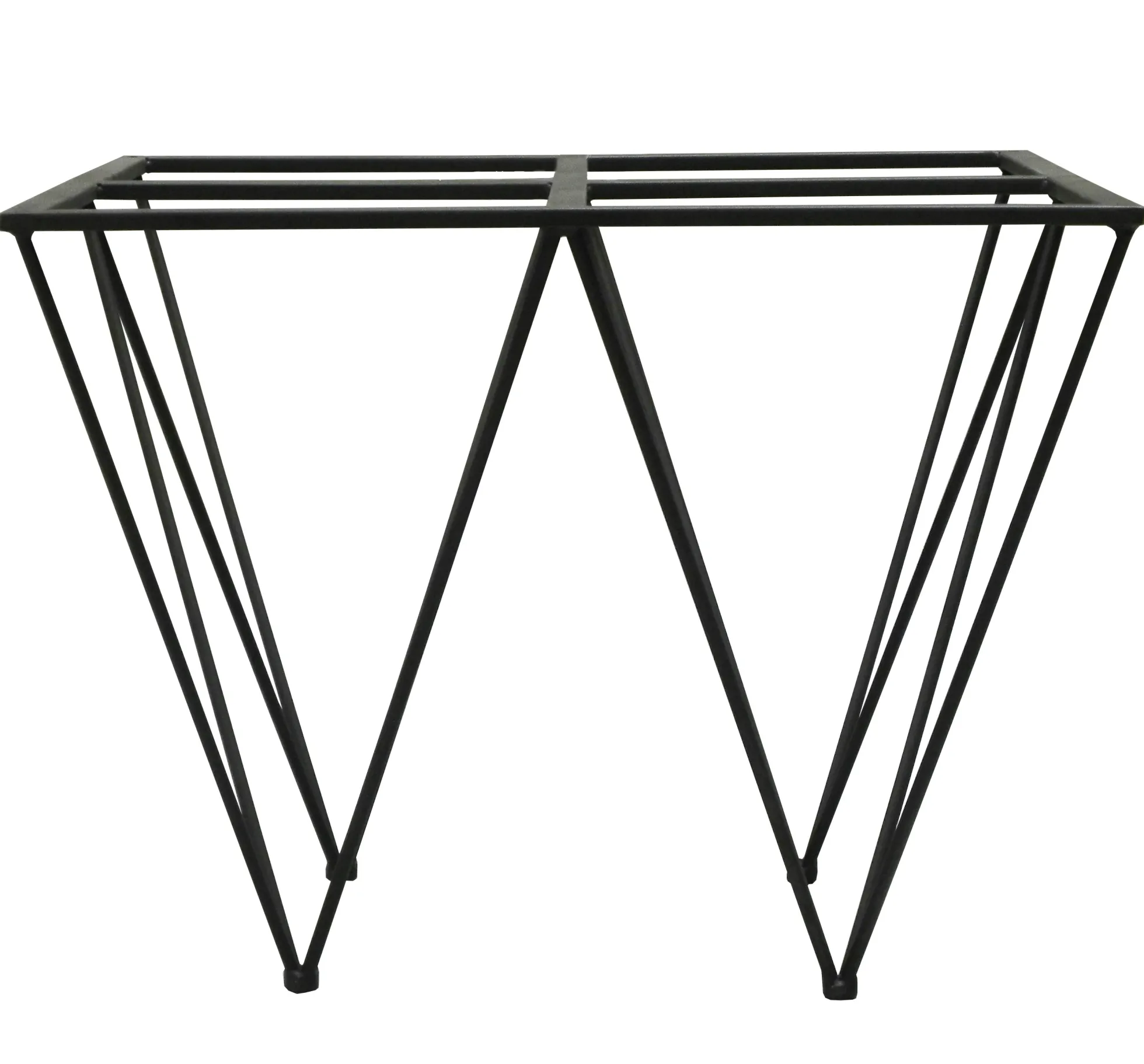 Table d'appoint Bout de Canapé Design verre et métal LOUVRE