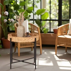 Table d’appoint canapé – plateau Jacynthe d'eau BRUGES