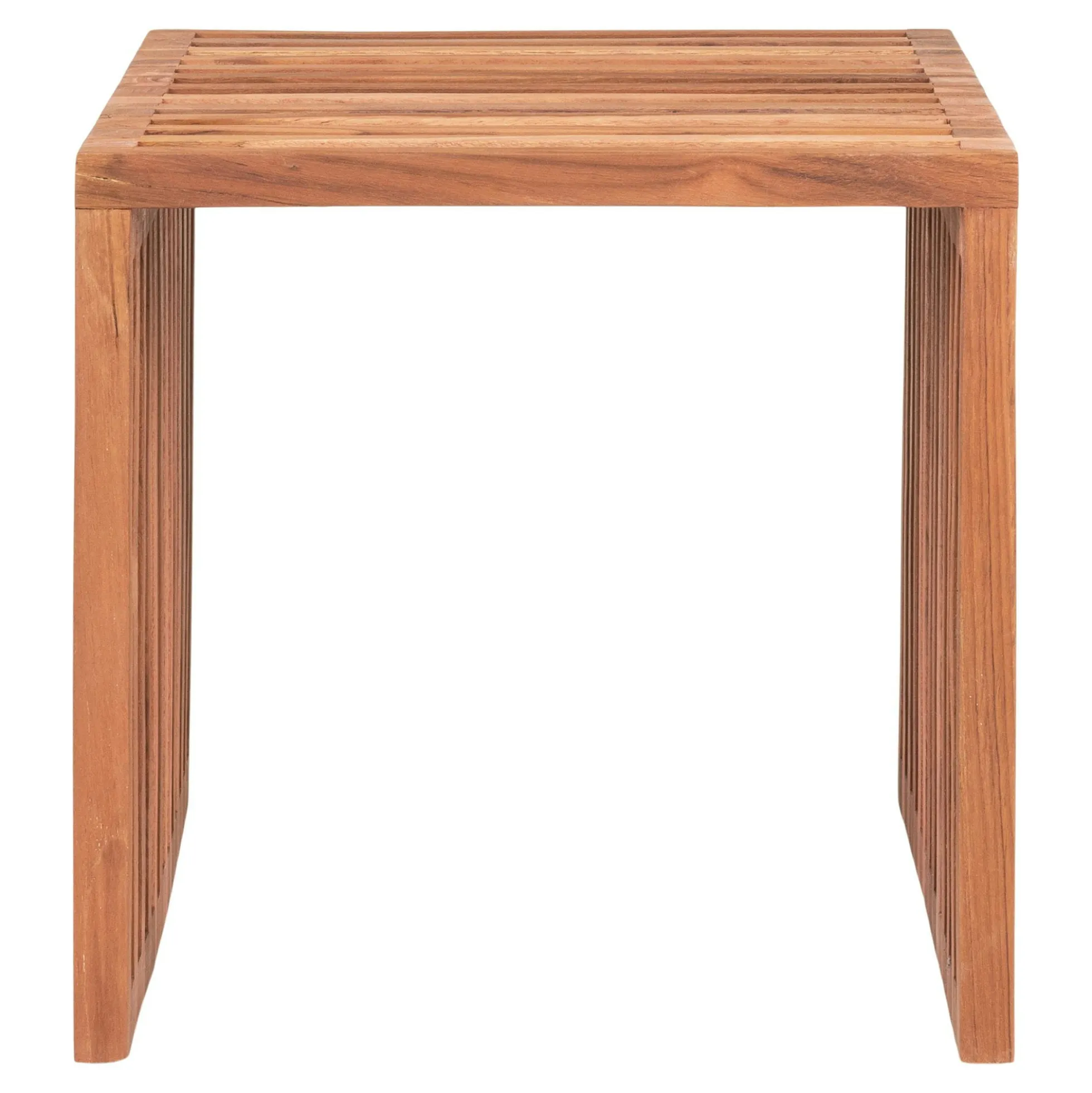 Table d'appoint de jardin en teck ajouré MENDOZA