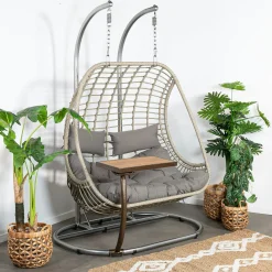 Table d'appoint pour fauteuil suspendu naturel SOUTH BEACH