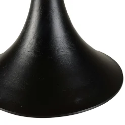 Table d'appoint ronde bois dessiné pied central ZALA