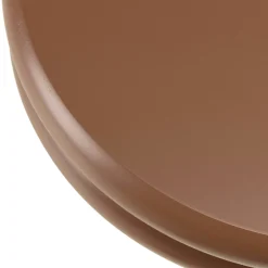 Table d'appoint ronde en bois peint terracotta D35cm CASTILLE