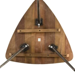 Table d'appoint triangulaire teck recyclé GM SWING