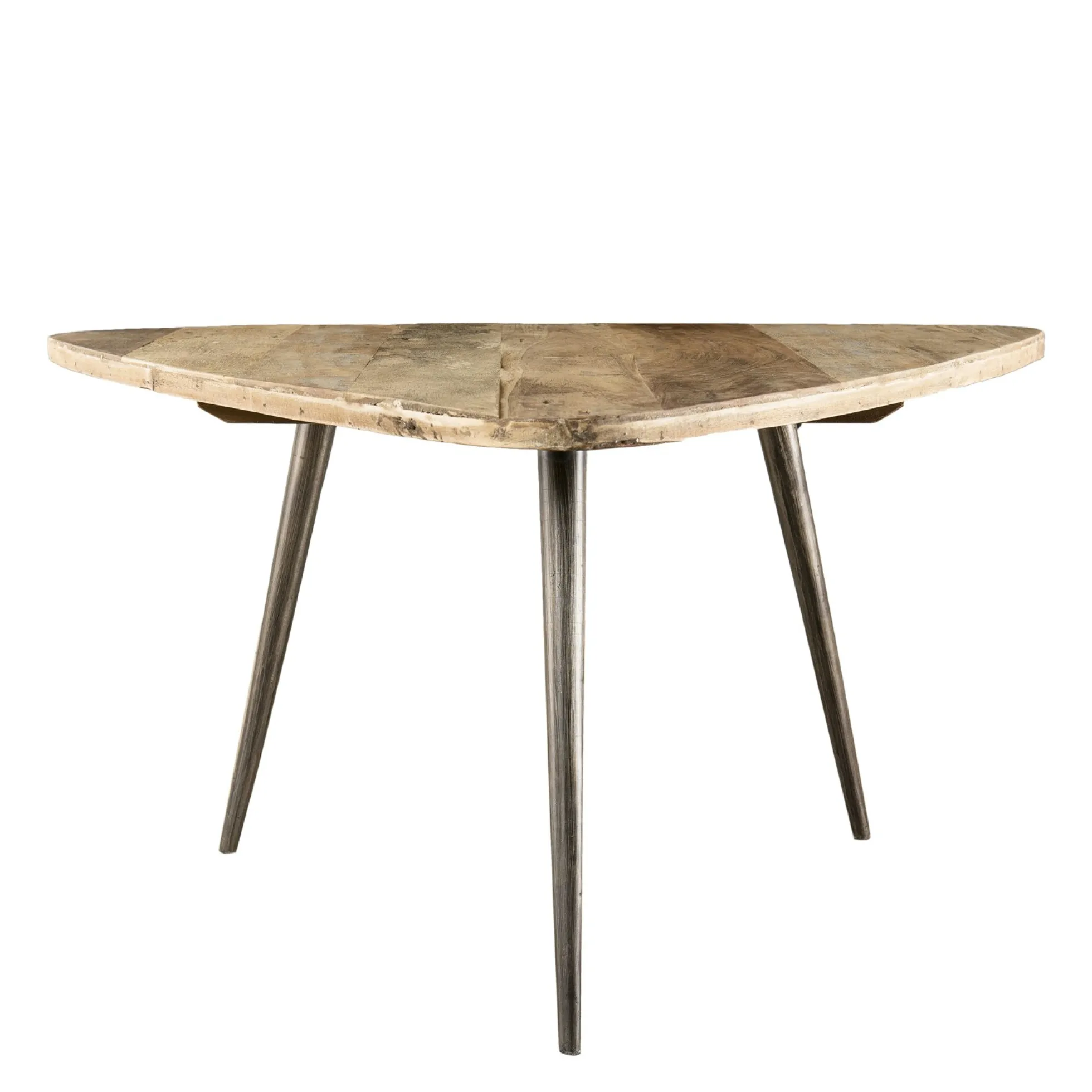 Table d'appoint triangulaire teck recyclé GM SWING