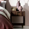 Table de chevet bois recyclé brun QUEENSTOWN