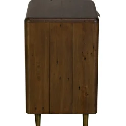 Table de chevet bois recyclé brun QUEENSTOWN