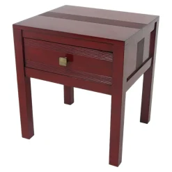 Table de chevet bois style rétro GALA