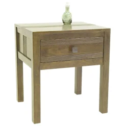 Table de chevet bois style rétro GALA