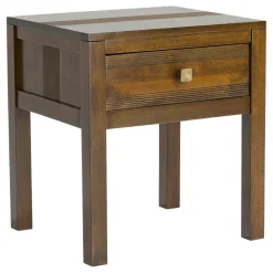 Table de chevet bois style rétro GALA