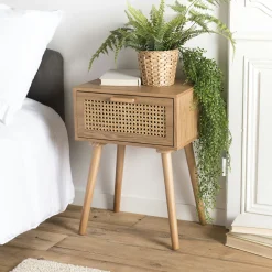 Table de chevet cannage ALGA