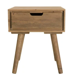 Table de chevet en bois de sapin 1 tiroir LIMA