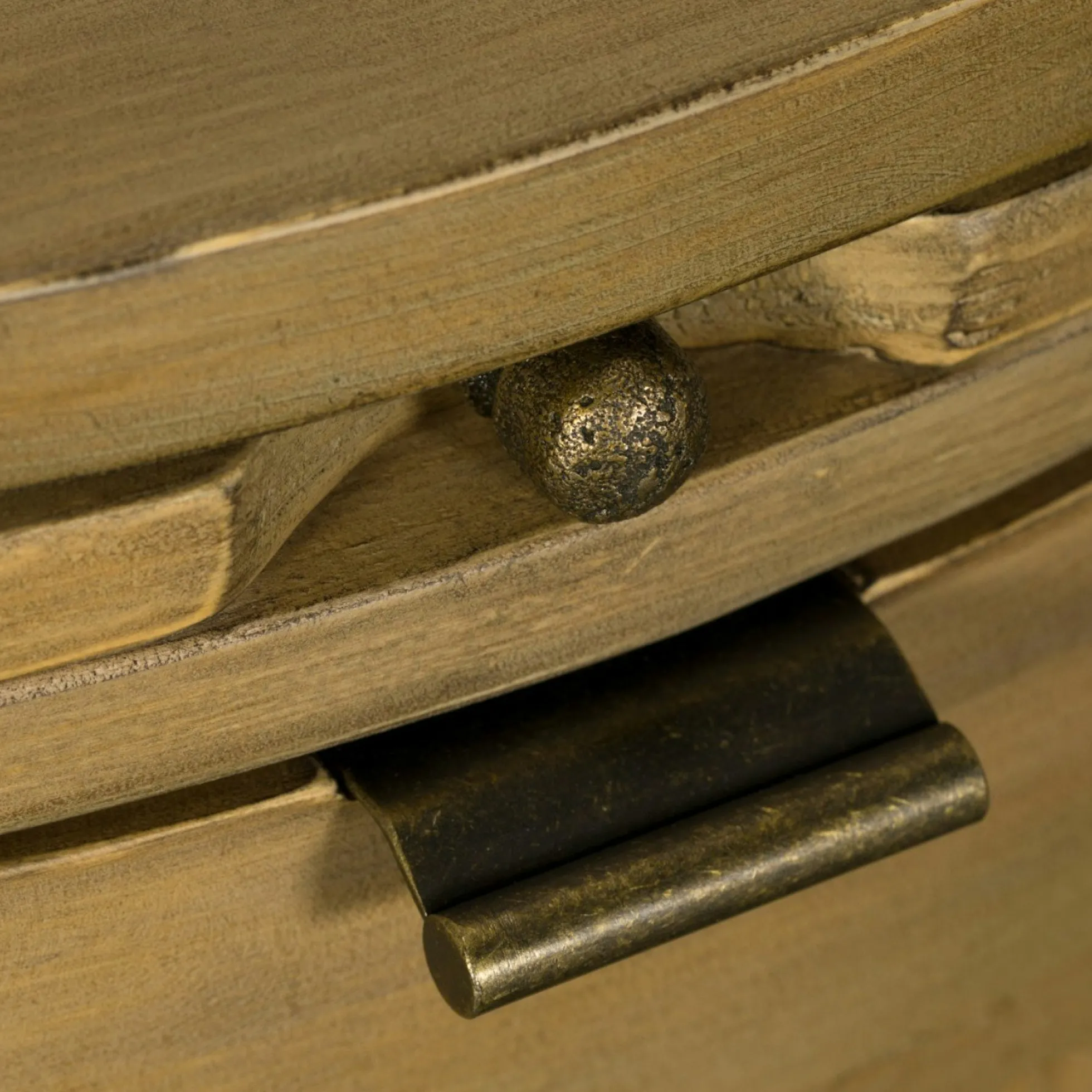 Table de chevet en bois recyclé BELFAST