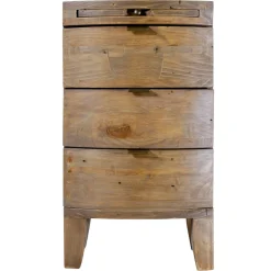 Table de chevet en bois recyclé BELFAST