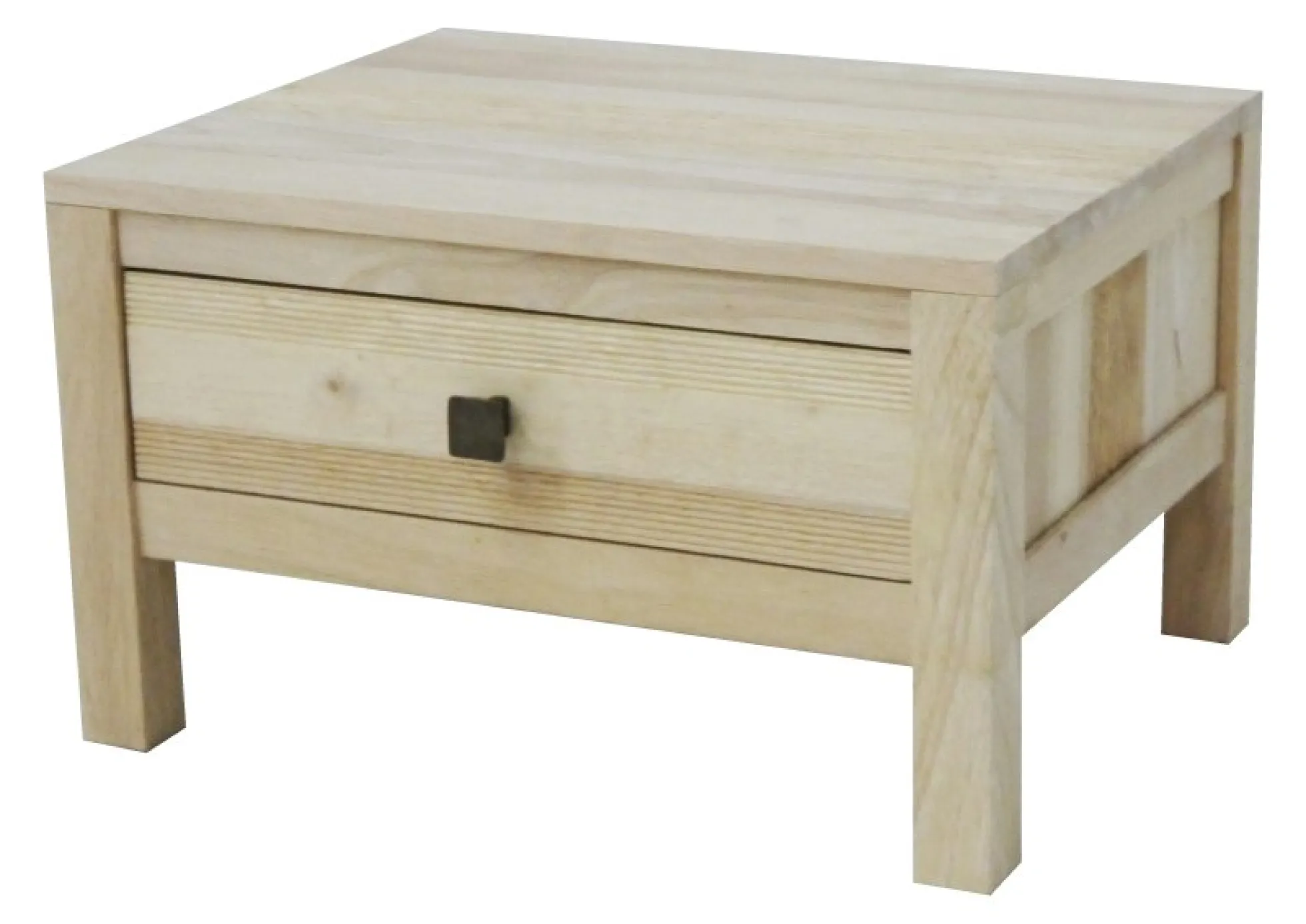 Table de chevet Hévéa 1 tiroir 50x40x30cm GALA